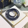 Blue Sheepskin Bag Size: 17cm - Image 2