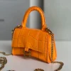 Balenciaga hourglass bag orange model: 169 size: 12104.5cm - Image 8
