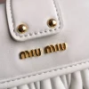 miu miu bronze metal white Model: 5BH188 size: L16.5, H24, W6.5 - Image 2