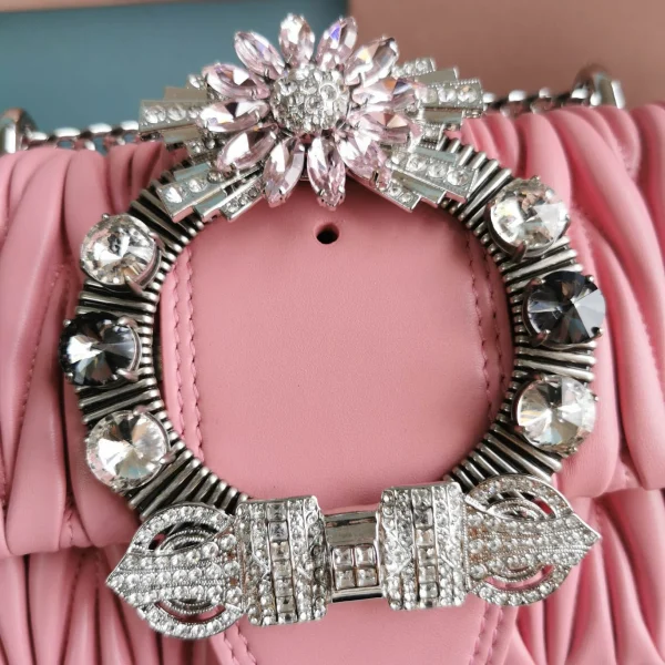 Miu Miu cherry blossom pink Model: 5BD084# size: 20, 5.5, 12 - Image 6