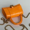 Balenciaga hourglass bag orange model: 169 size: 12104.5cm - Image 5