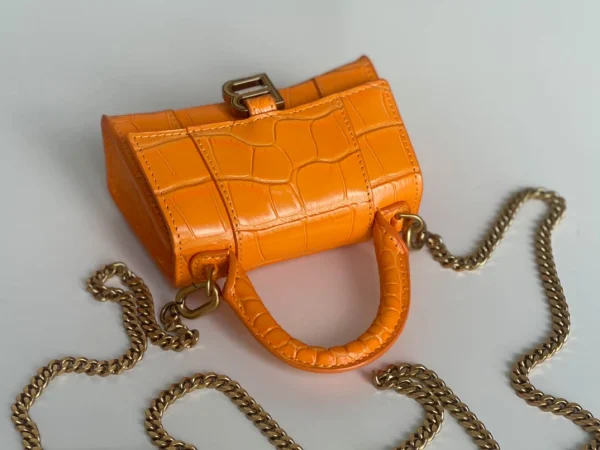Balenciaga hourglass bag orange model: 169 size: 12104.5cm - Image 5