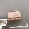 MK small fragrant style sheepskin bag chain pink Size: 25CmX16cmX8.5cm