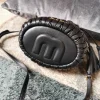 Matelasse metal chain shoulder strap with zipper pocket size: 17 2.5 9 Length: 115cm - Image 7