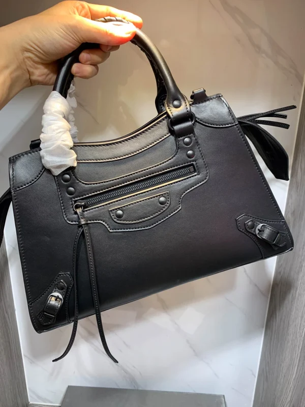 Biker bag Black Size: 33cm - Image 5