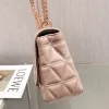 MK small fragrant style sheepskin bag chain pink Size: 25CmX16cmX8.5cm - Image 6