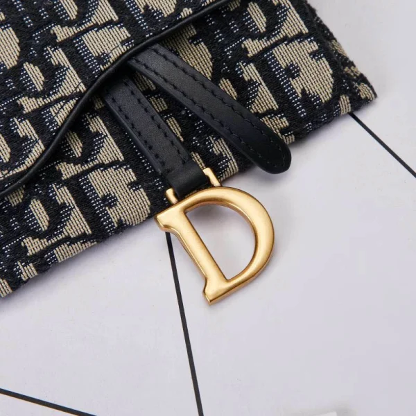 Blue Jacquard Clutch Bag Size: 11.5 x 7.5 x 2 cm Ref: S5654CTZQ_M928 - Image 14