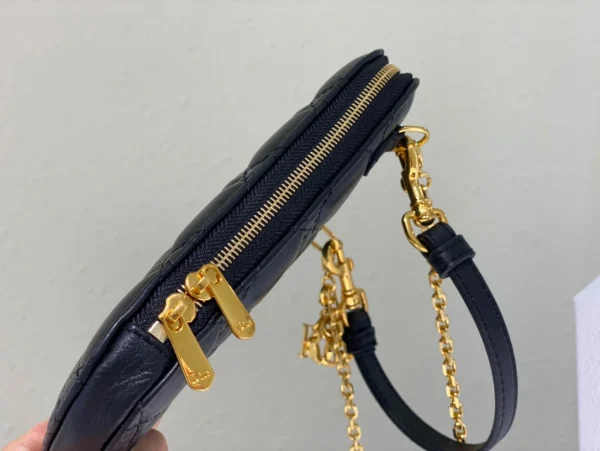 Blue Jacquard Clutch Bag Size: 11.5 x 7.5 x 2 cm Ref: S5654CTZQ_M928 - Image 5