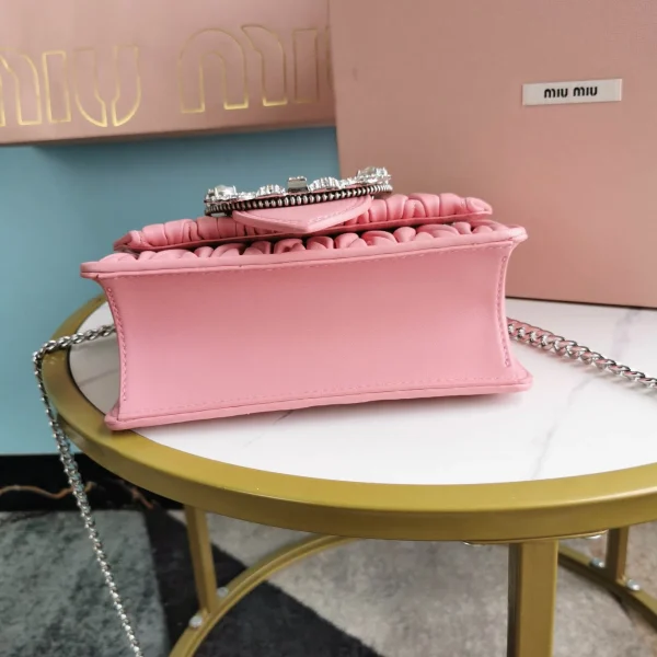 Miu Miu cherry blossom pink Model: 5BD084# size: 20, 5.5, 12 - Image 7