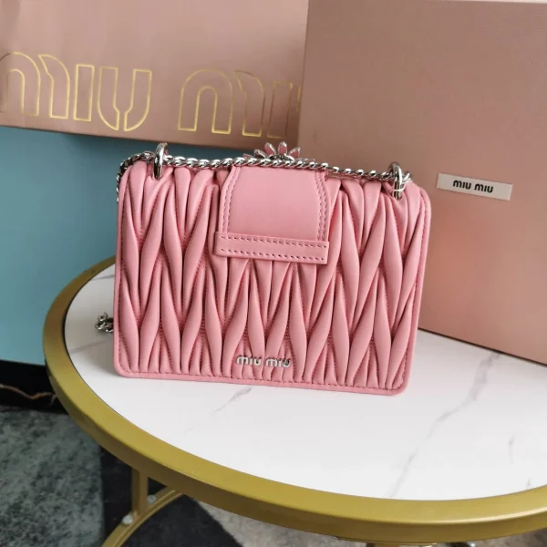 Miu Miu cherry blossom pink Model: 5BD084# size: 20, 5.5, 12 - Image 9