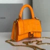Balenciaga hourglass bag orange model: 169 size: 12104.5cm - Image 9