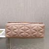 MK small fragrant style sheepskin bag chain pink Size: 25CmX16cmX8.5cm - Image 4