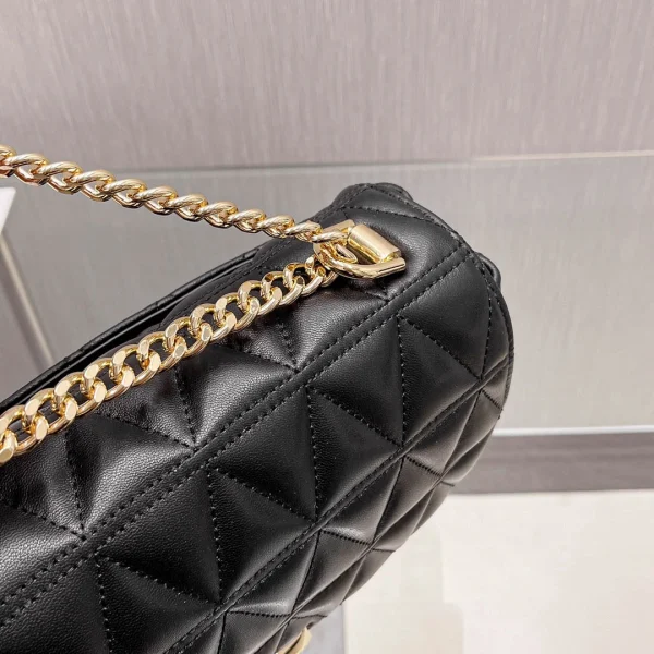 MK Sheepskin Bag Black Size: 25CmX16cmX8.5cm - Image 11