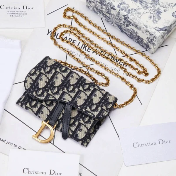 Blue Jacquard Clutch Bag Size: 11.5 x 7.5 x 2 cm Ref: S5654CTZQ_M928 - Image 10