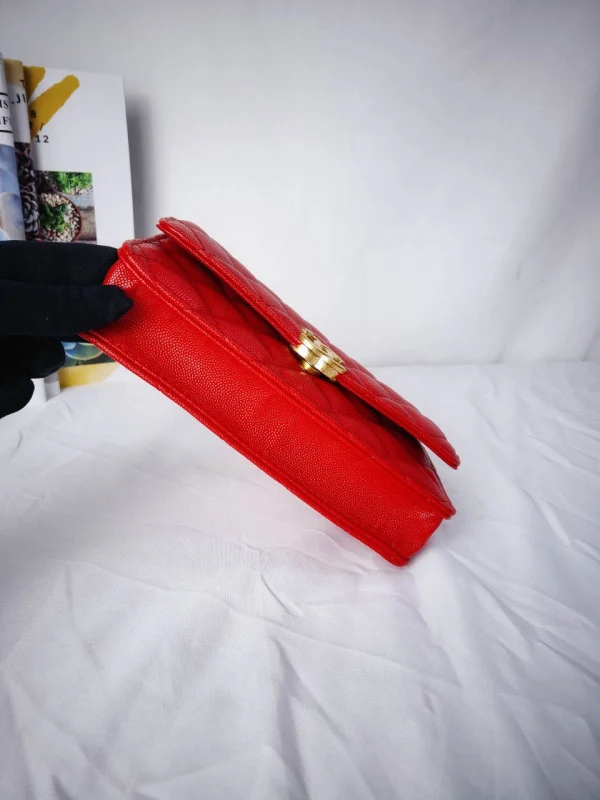 Ball grain leather Size: 19x12.5x3.5cm Style: 1913 - Image 6