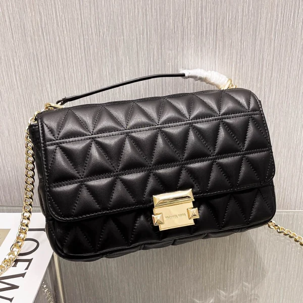 MK Sheepskin Bag Black Size: 25CmX16cmX8.5cm - Image 18