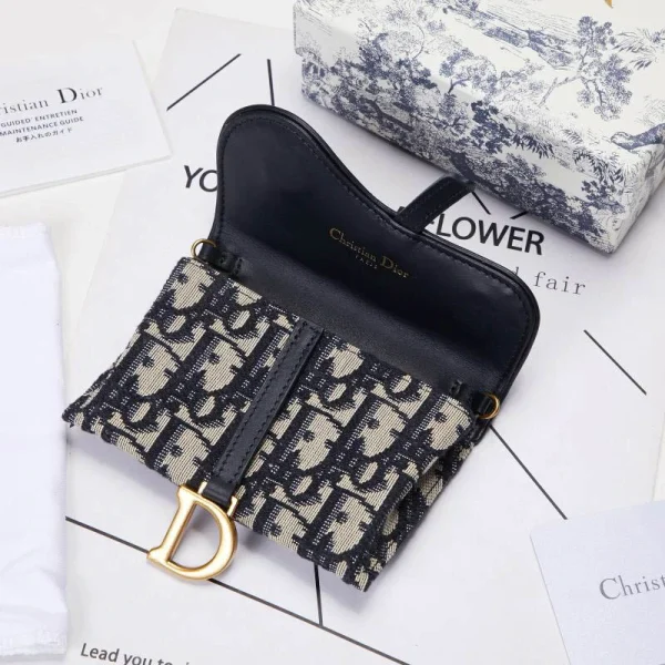 Blue Jacquard Clutch Bag Size: 11.5 x 7.5 x 2 cm Ref: S5654CTZQ_M928 - Image 13