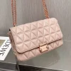 MK small fragrant style sheepskin bag chain pink Size: 25CmX16cmX8.5cm - Image 9