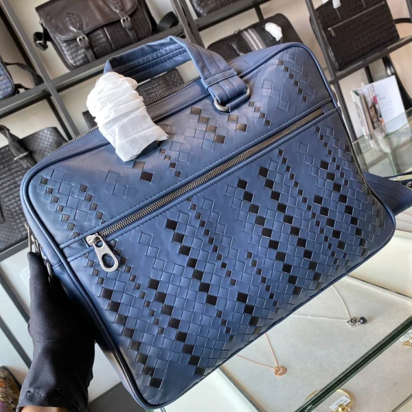 BV Briefcase Size: 36cm 98028 Blue - Image 5