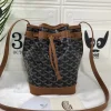 Goyard Shoulder Bucket Bag Size: 17.5*15*H 23cm