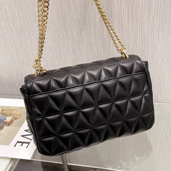 MK Sheepskin Bag Black Size: 25CmX16cmX8.5cm - Image 13